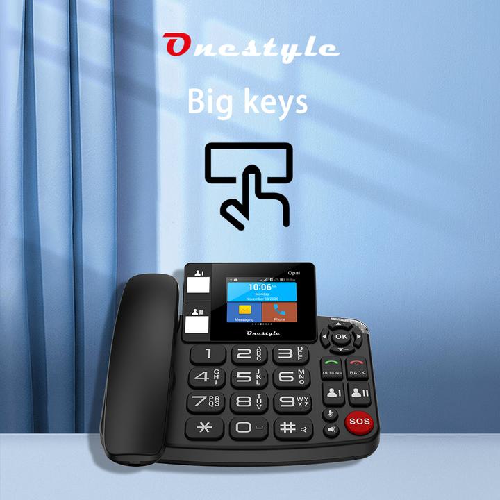 Produktbild Onestyle Opal Desktop-Mobiltelefon Schwarz (2.80")