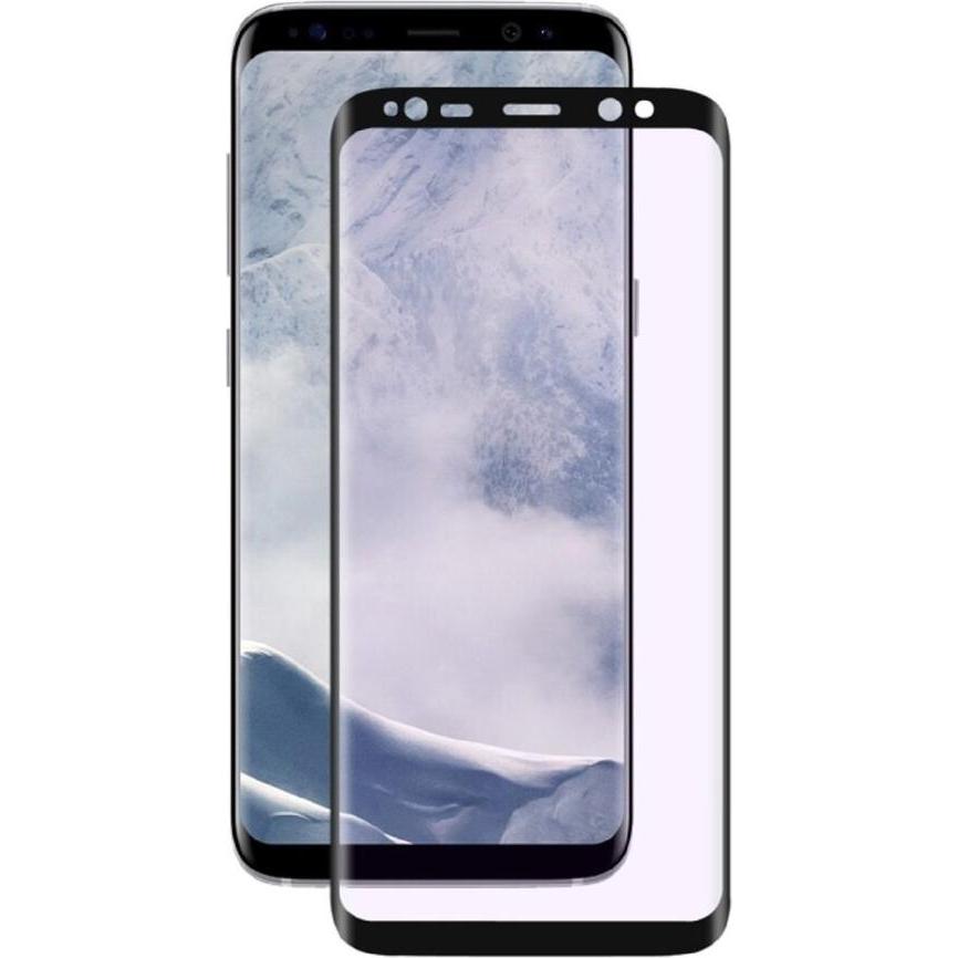 Protectorking 1x echtes Tempered 9H Panzerhartglas 3D KLAR (1 Stück, Samsung Galaxy S8+), Smartphone Schutzfolie