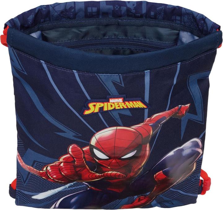 Actual product image Spiderman Rucksacktasche mit Bändern Spider-Man Blau 26 x 34 x 1 cm (3 l)
