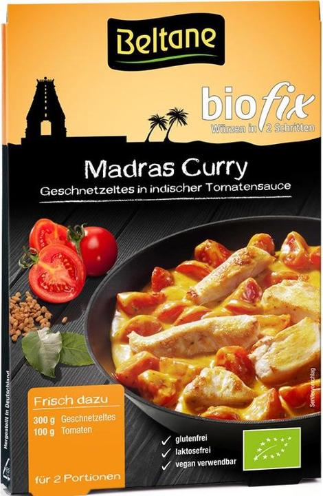 Beltane Madras Curry Biofix mélange de condiments bio