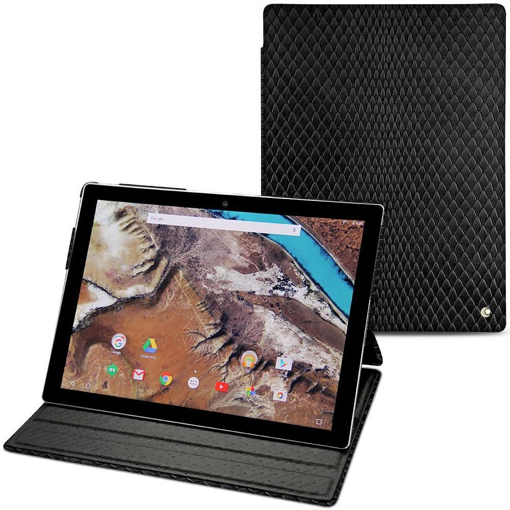 Noreve Lederschutzhülle vertikal (Pixel C), Tablet Hülle, Schwarz
