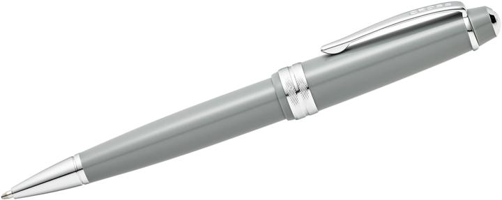Productafbeelding Cross Twist action biros Bailey Lichtgrijze lak geschenkverpakking (Grijze lak, 1 x)