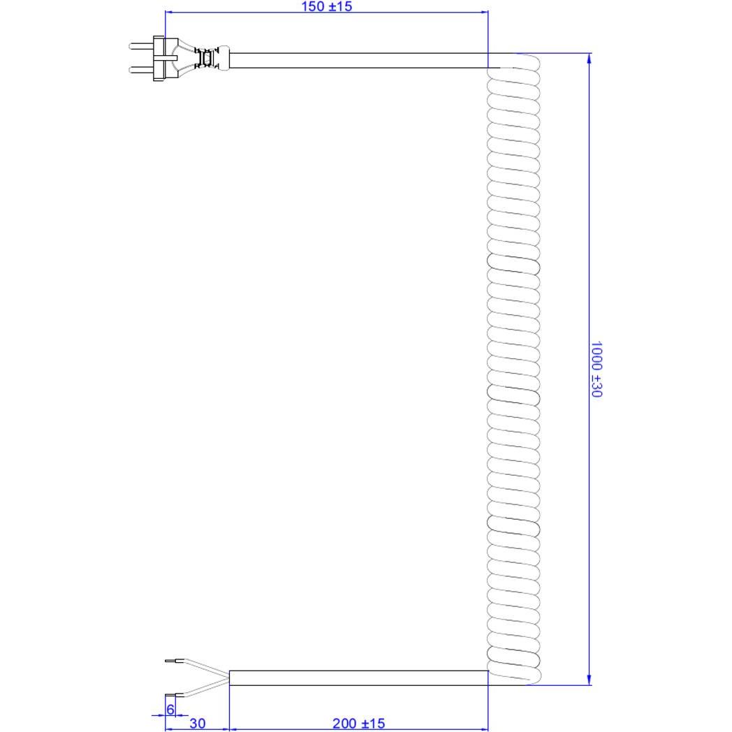 Thumbnail - Bachmann, Kabelleitung, 624.871 Stromkabel Orange 5 m (5 m)