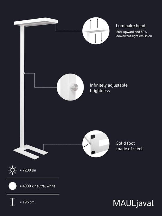 Produktbild Maul Stehleuchte LED javal dimmbar (13060 lm)