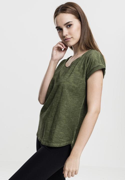 Produktbild Urban Classics Ladies Long Back Shaped Spray Dye Tee (S)