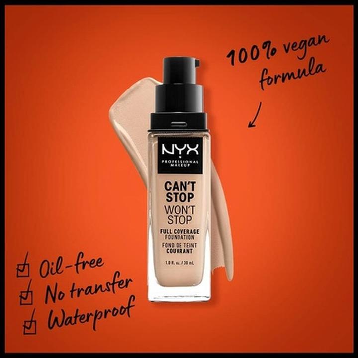 Actual product image NYX Professional Make-Up Can't Stop Won't Stop (6 Vanilla)