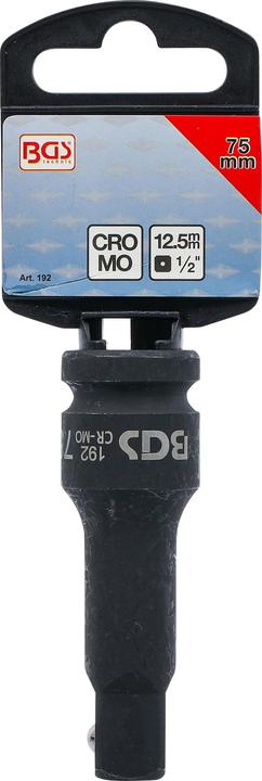 Actual product image BGS Impact Extension Bar 12.5 mm (1/2") 75 mm