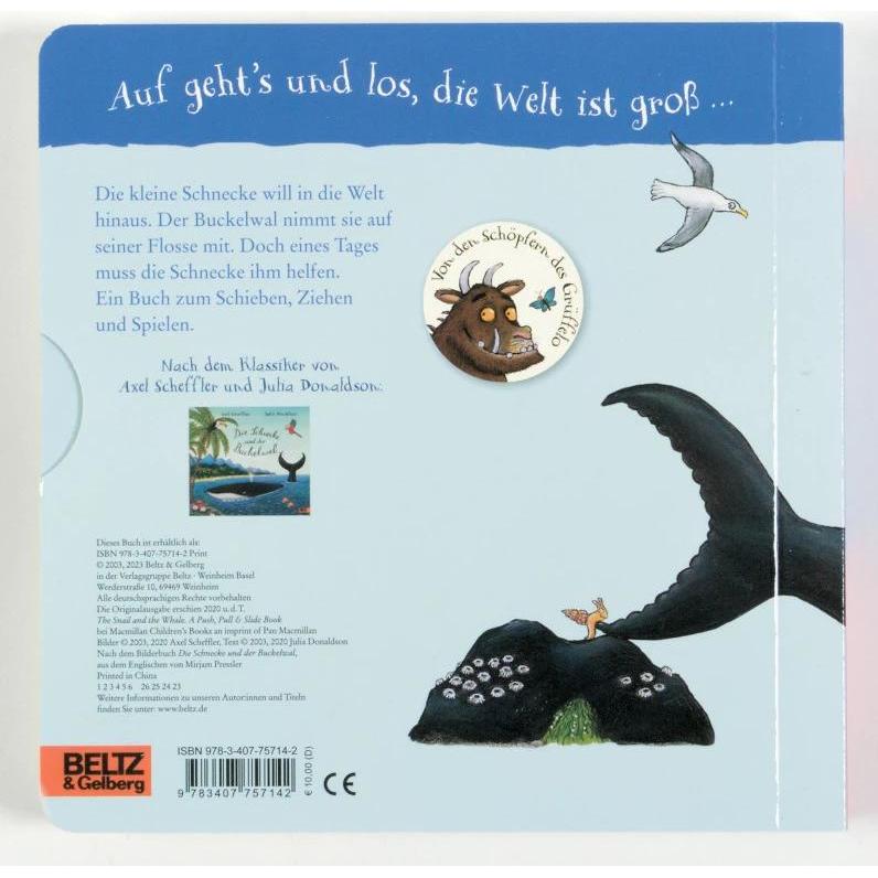 Thumbnail - Die Schnecke und der Buckelwal, Kinderbücher von Axel Scheffler, Julia Donaldson, Mirjam Pressler
