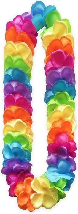 Produktbild GoDan Mehrfarbige Hawaii-Halskette aus Satin (Mehrfarbiger Stoff)