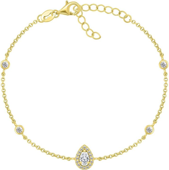 Produktbild Brilio Silver - Charming silver bracelet with zircons BRC125Y (Silber)