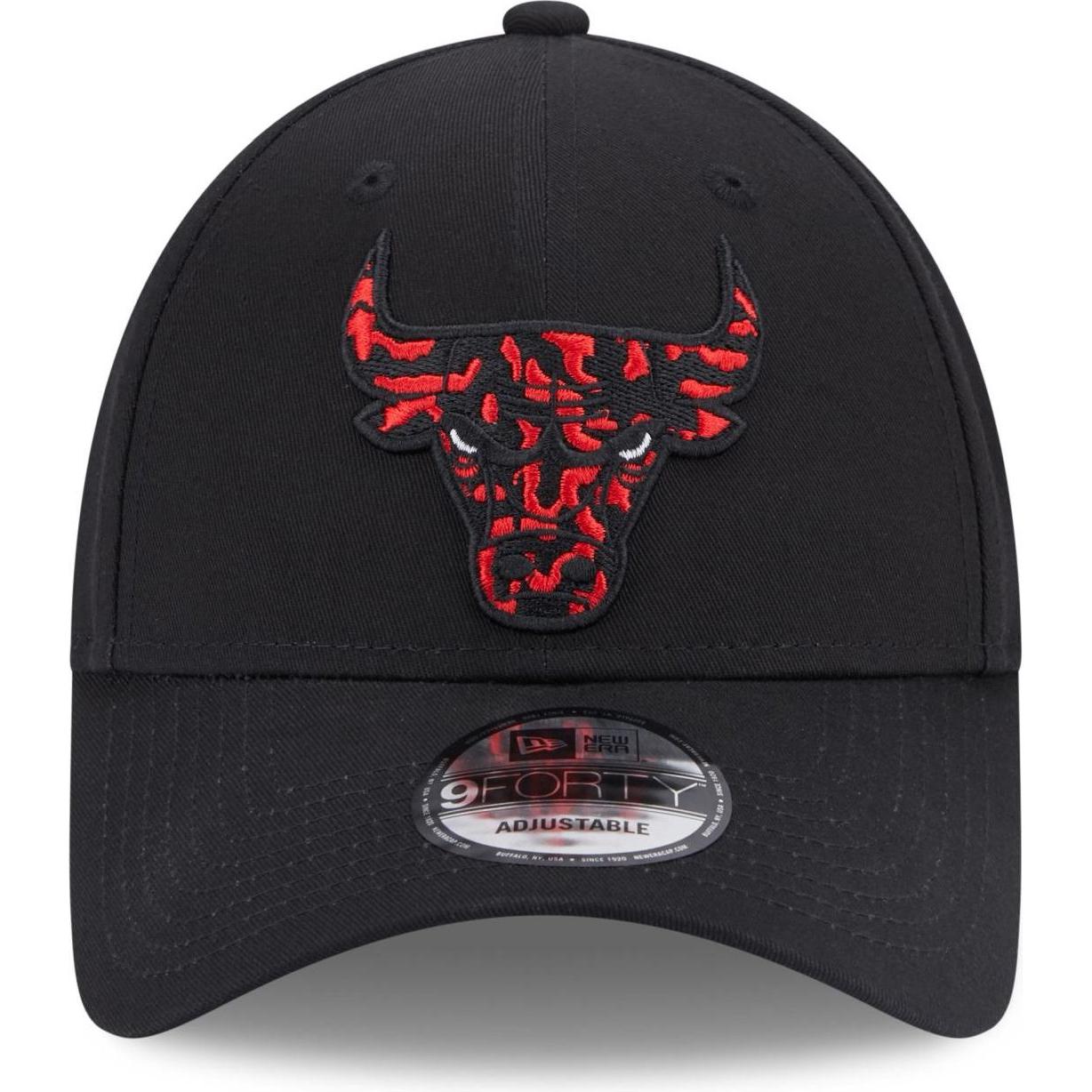 Thumbnail - New Era, Herren, Cap, 9Forty Strapback Infill Chicago Bulls, Schwarz
