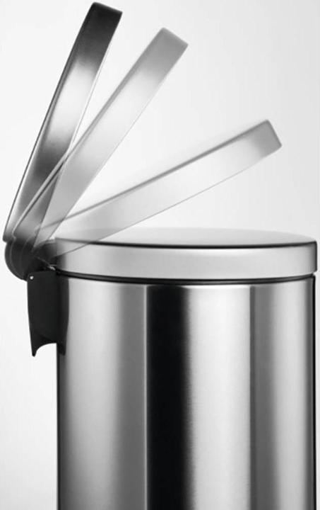 Produktbild Durable Treteimer 12lt 340123 Edelstahl, 40cmx31cm (12 l)