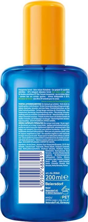 Image du produit NIVEA Mixpack Protect & Dry Touch SPF50 400ml Spray après soleil (Spray solaire, SPF 50, 781.20 ml, 444 g)