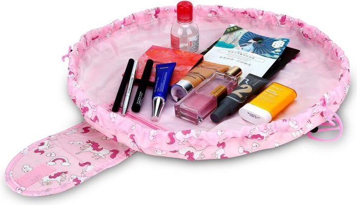 Produktbild Intirilife Kosmetiktasche in ROSA WEISSE PFERDE