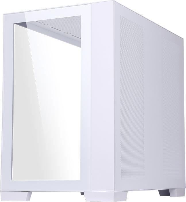 Actual product image Itek Boitier Moyen Tour ATX Dark Cave RGB avec panneau vitré (Blanc) (ATX, mATX, Mini-ITX)