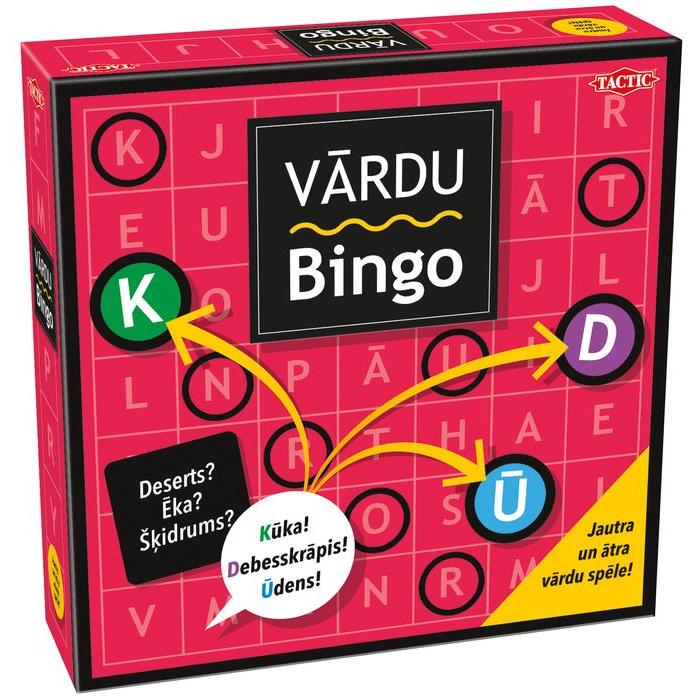 Thumbnail - Tactic Boardgame Word Bingo (In Latvian lang.)