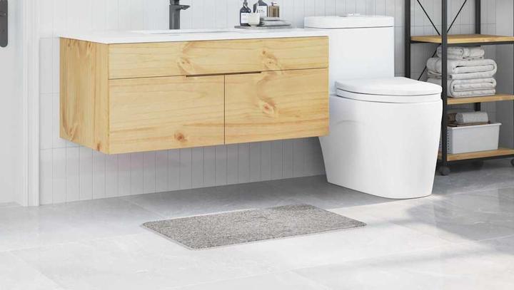 Produktbild vidaXL Rutschfeste Badezimmermatte (80 x 50 cm)