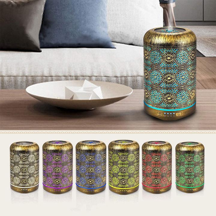 Image du produit Esmée Orientalischer Luftbefeuchter Aroma Öl Diffuser mit LED Beleuchtung (200 ml)