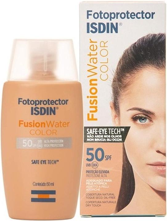 Isdin Fotoprotector Fusion Water Color SPF 50 Natural Color Face Sunscreen 50ml (Sonnencreme, SPF 50, 50 ml)