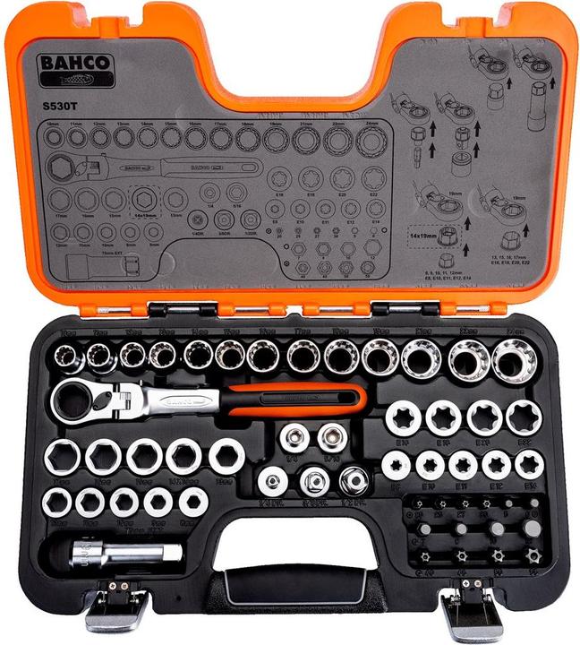 Actual product image Bahco Socket spanner set (12 mm)