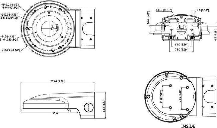 Actual product image Dahua PFB211W (Mounting kit)
