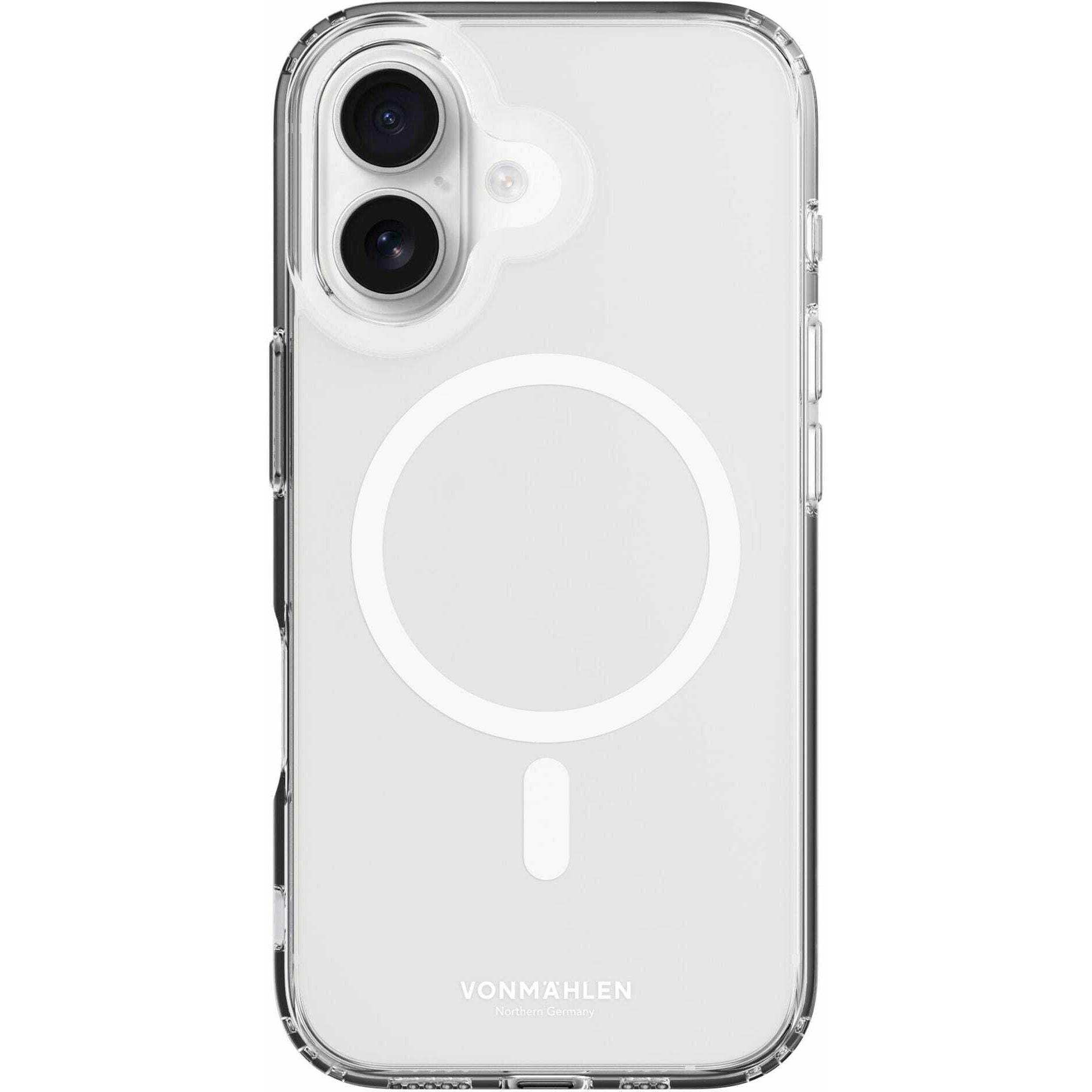 Vonmählen Back Cover Transparent iPhone 16 Plus White (Apple iPhone 16 Plus), Smartphone Hülle, Transparent