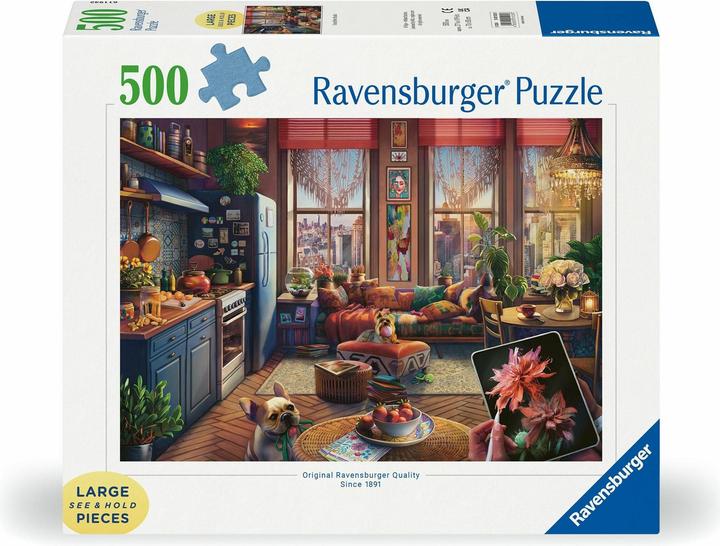 Immagine prodotto Ravensburger Puzzle di Boho Studio, 500 pezzi. (500 pezzi)
