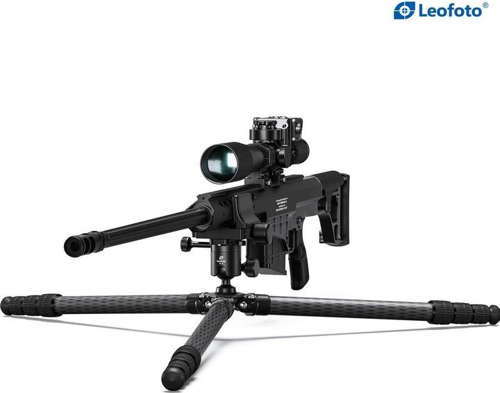 Actual product image Leofoto SA-324C+MK-40+GS-3 CNC Tripod Hard Anodize (2006206288) (Carbon, Metal)