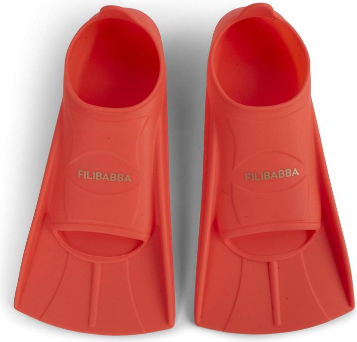 Filibabba Swim fins size 24-26 - Warm Red