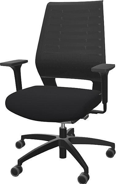 Dauphin Sedia da ufficio X-Code pure, XC 5380 SLP tessuto nero