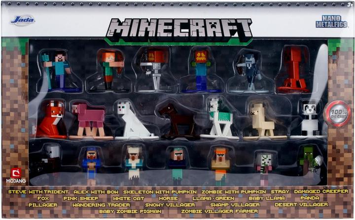 Produktbild Jada Minecraft 20-Pack Nanofigs Wave 3