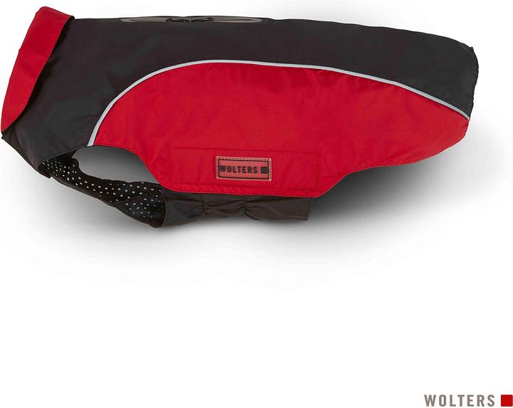 Wolters Regenjacke Easy Rain Mops & Co. 44 cm schwarz/rot (Hundemantel)