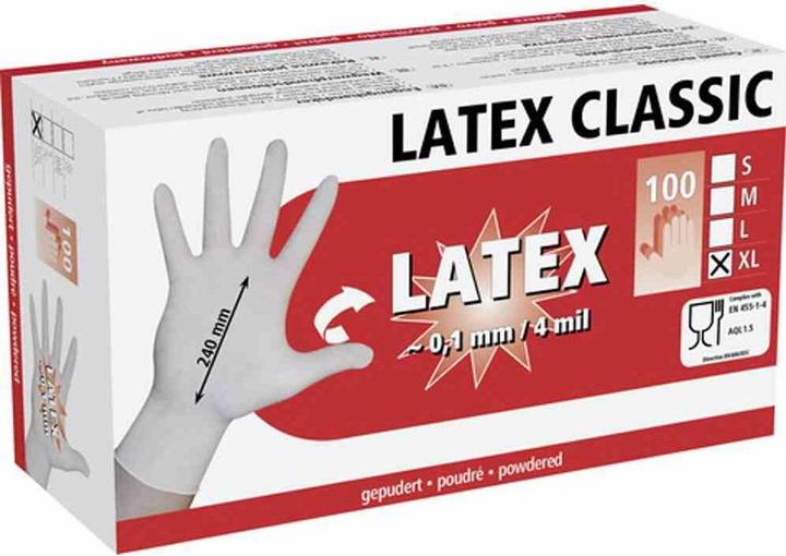 Immagine prodotto Kerbl Guanti in lattice Gr.XL leggermente incipriati, VE:100St. (10)