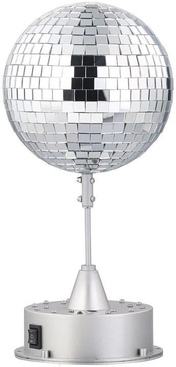 Produktbild Lunartec Selbstdrehende Discokugel mit Sockel (15 cm)