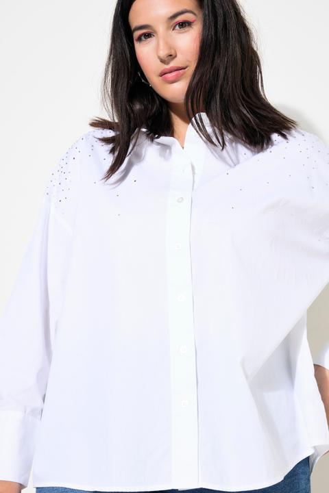 Produktbild Studio Untold Hemdbluse, oversized, Strass, Langarm (42, 44)