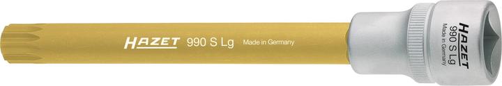 Produktbild HAZET Schraubendreher-Steckschlüsseleinsatz 990SLG-12 ∙ Vierkant12,5 mm (1/2 Zoll) ∙ Innen Vielzahn…