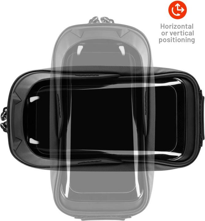 Produktbild Fixed Fest installierte FIXBIB2-BK | Fahrradkoffer | Schwarz | Für alle Arten von Telefonen bis zu 6 8 Zol