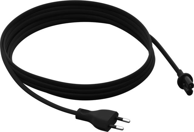 Sonos Five/Beam/Amp/SubG3/Arc Long Power Cable Black (P)