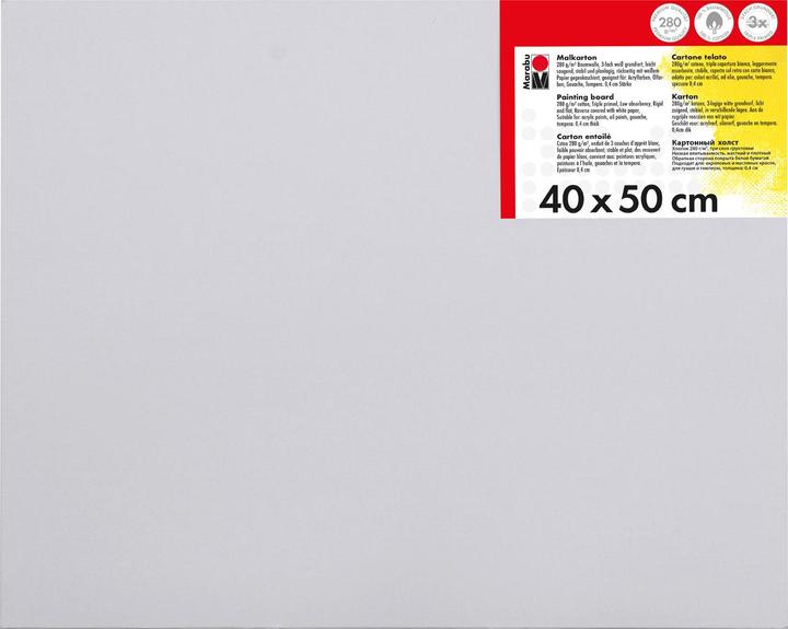 Marabu Carton à peindre 40x50x0.4cm