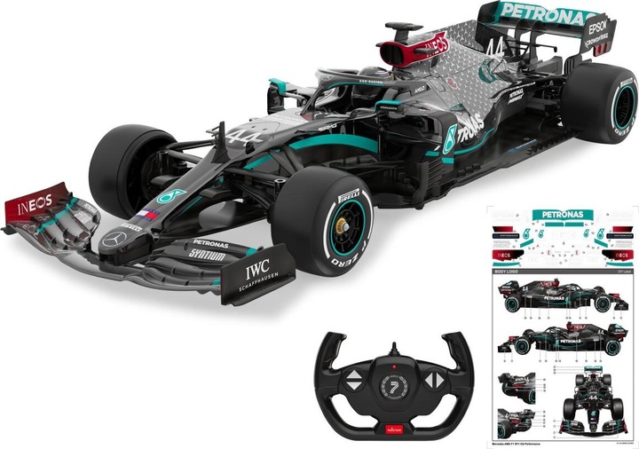 Image du produit Jamara Mercedes-AMG F1 W11 EQ Performance 1:12 noir 2,4GHz