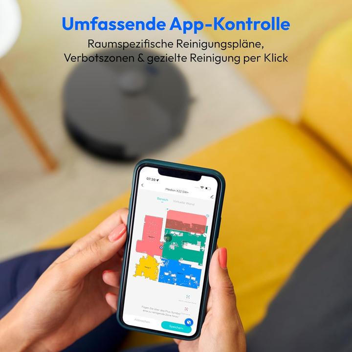 Produktbild Medion Saugroboter mit Wischfunktion und Absaugstation (5000 Pa)