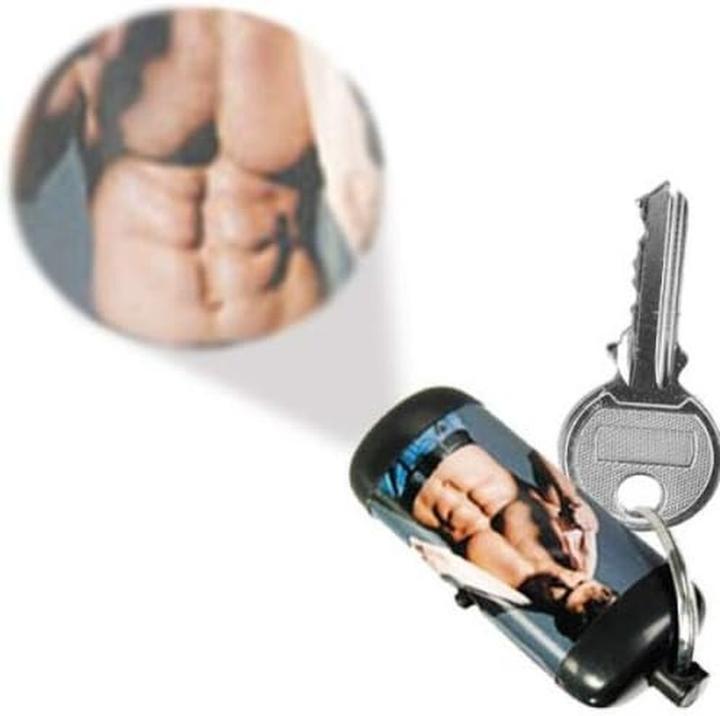 Actual product image Shots Sexy Boy Display Keychain