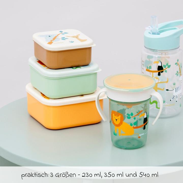 Actual product image Miniland Snackbox-3 Jungle