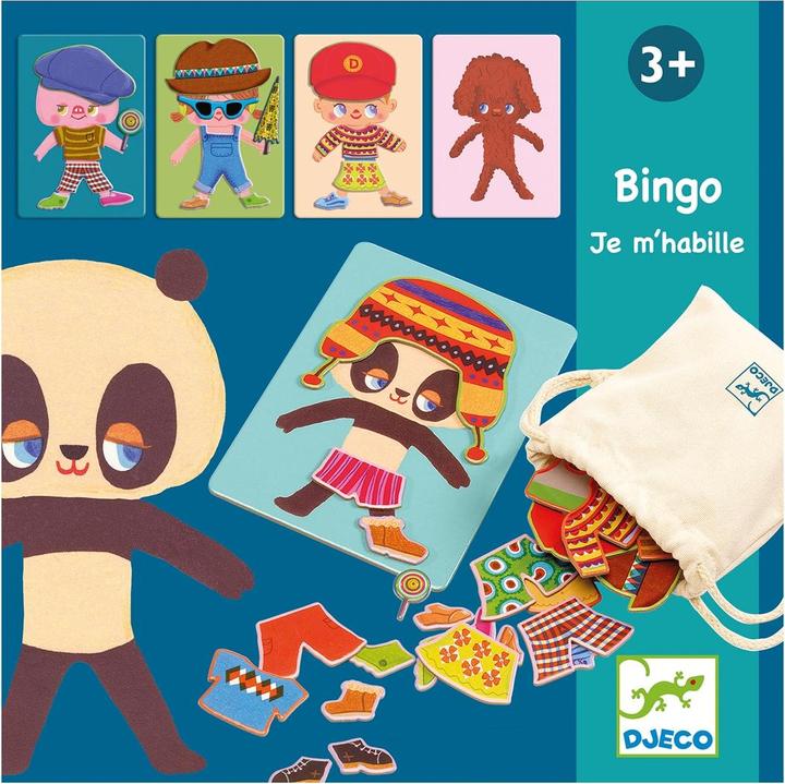 Image du produit Djeco Bingo Je m'habille (Multilingue)