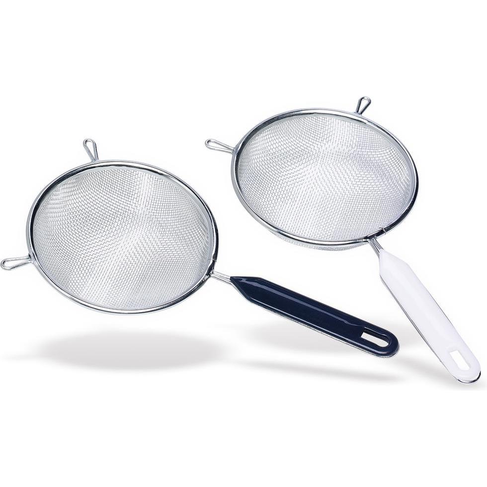 Thumbnail - Cuisine Elegance Strainer D12x24,5cm 2ass, Küchensieb, Mehrfarbig