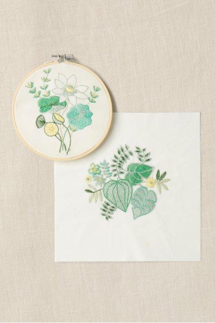 Actual product image DMC Stickset Mindful Making Duo Water Plants, Ø 15.7 cm