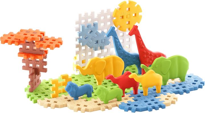 Actual product image Marioinex Mini Waffel 50el Tiere Safari