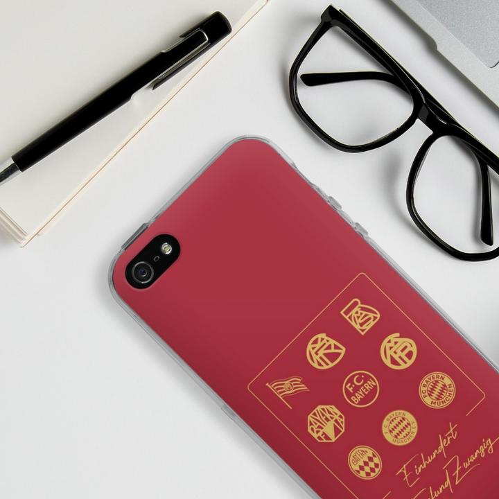 Produktbild DeinDesign Silikon Hülle für Apple iPhone SE (2016-2019) Handyhülle Case Smartphone Schutzhülle FCB 125 Jahre (Apple iPhone SE)