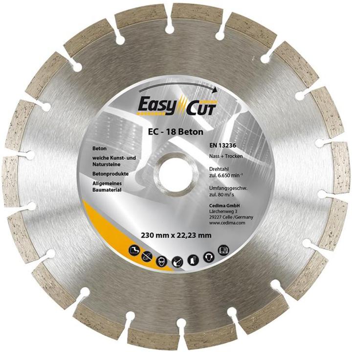 Cedima DIAMOND SEGMENTAL CUTTING BLADE 125X1.9
