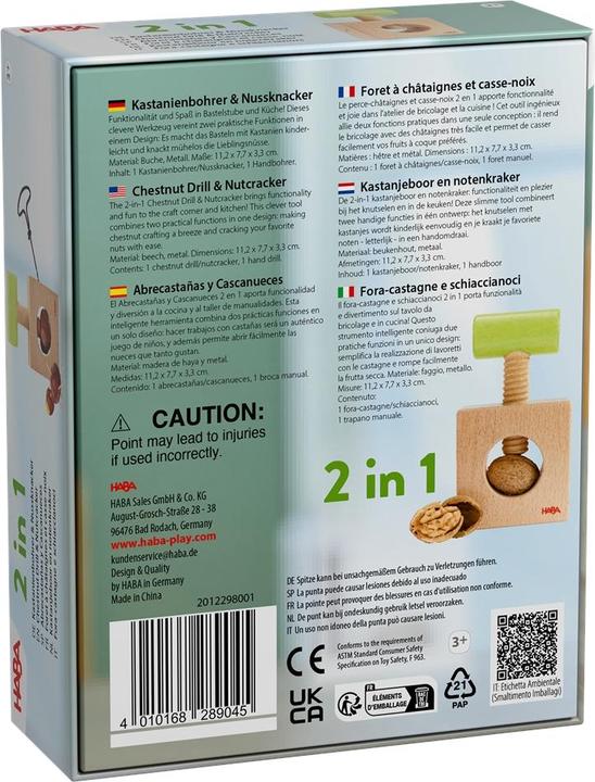 Produktbild Haba Kastanienbohrer & Nussknacker 2-in-1